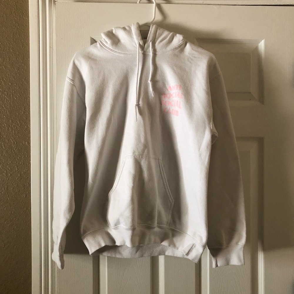 ASSC White/pink hoodie Size Small